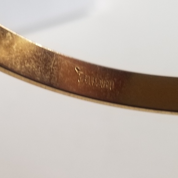 Vintage 50's Gold Bracelet Bangle - Picture 4 of 4